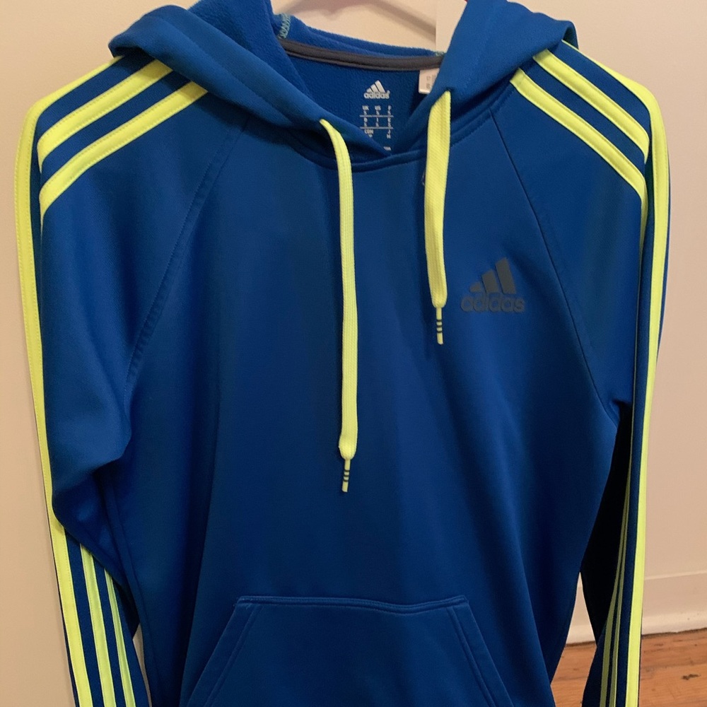 Blue adidas hoody. MENS size small.